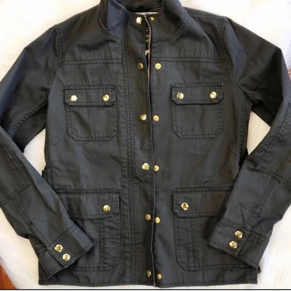 J Crew | Olive Green Khaki Downtown Field Jacket Small
